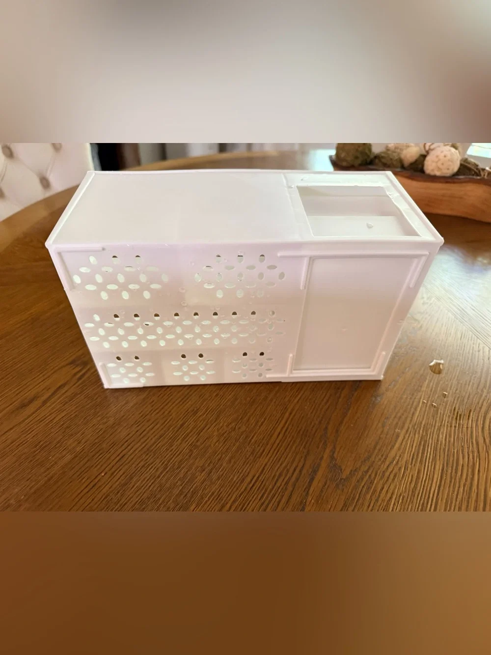 White Makeup Organizer with Drawers – Vanity Bathroom Desk Storage
